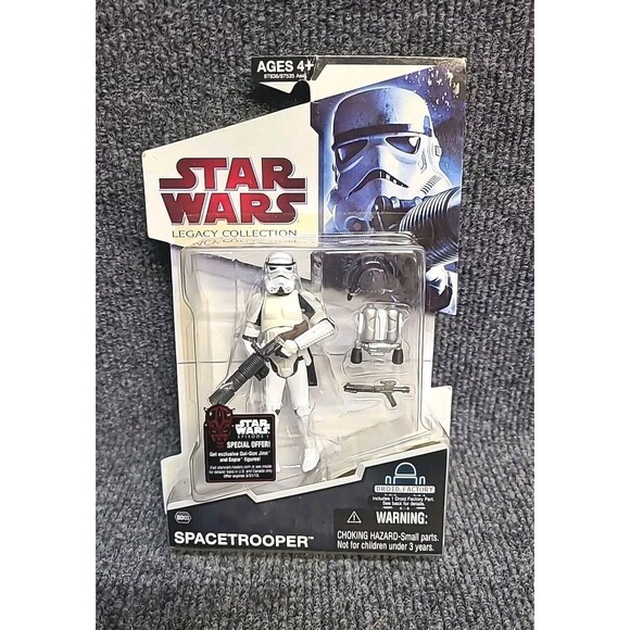 Star Wars A New Hope 2008 Legacy Collection Droid Factory Imperial Engineer 3.75 Action Figure BD22 Hasbro